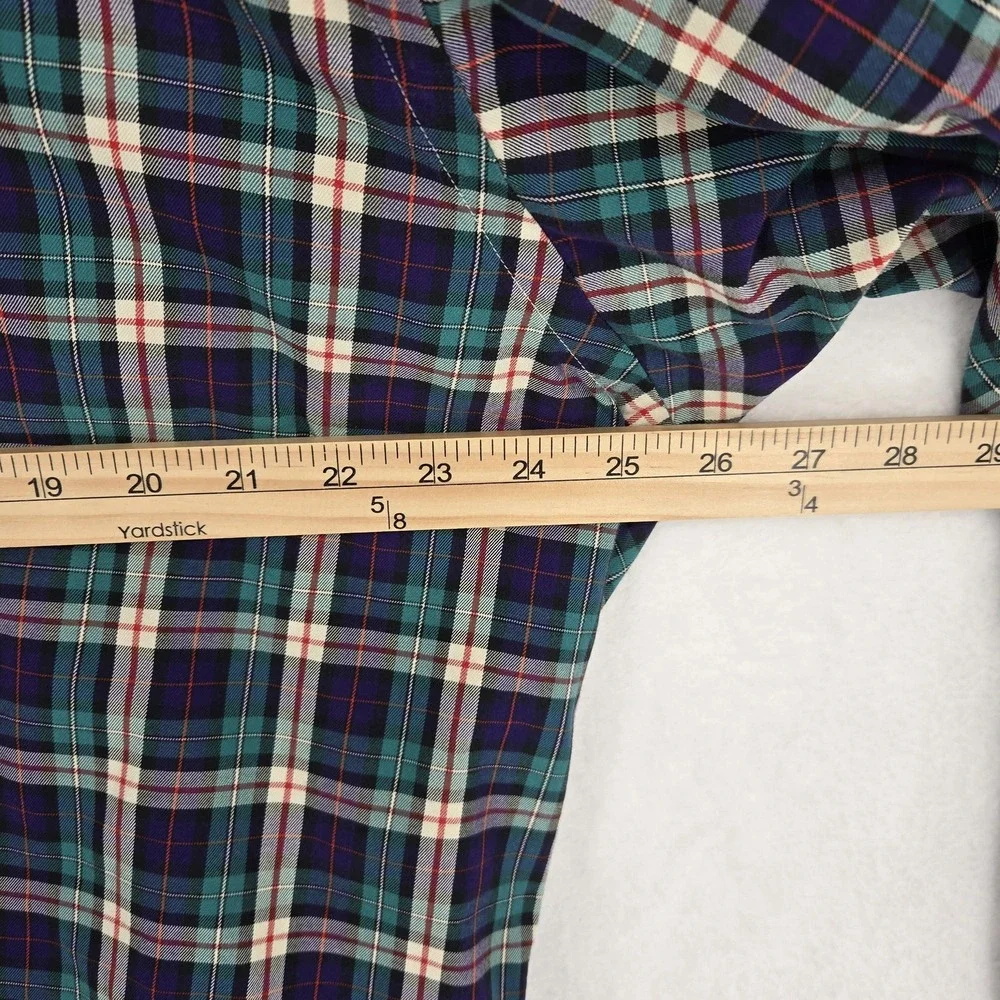 Ralph Lauren Shirt Mens Large Multicolor Plaid Blake Button Down‎ Cotton Casual